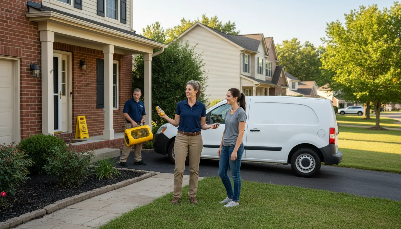 Water restoration image for Mold Remediation in Leeds, MA
